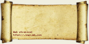 Tomanija Džaković vizit kartica